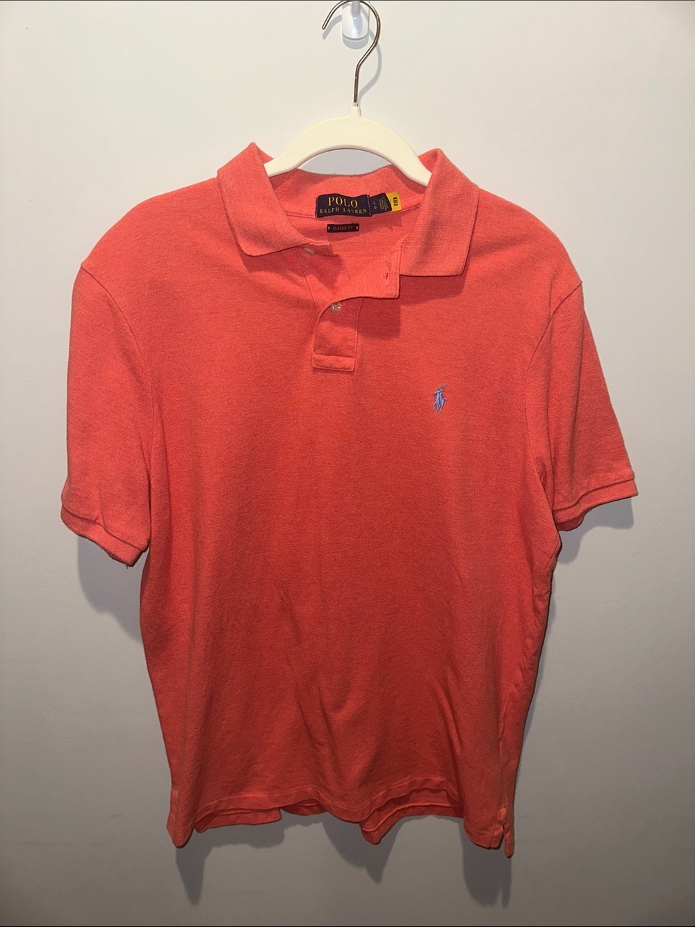 Polo by Ralph Lauren Coral/Salmon Short-Sleeve Polo